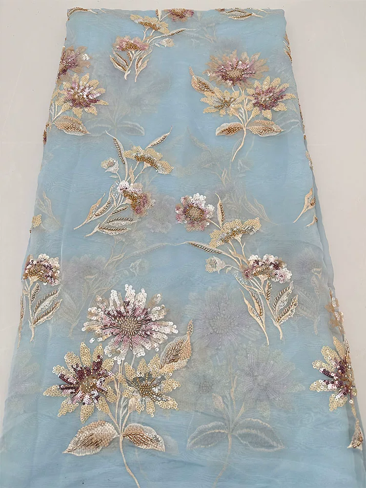 ผ้าตาข่ายเนื้อนุ่ม 1 หลา ประดั - Embroidery Beads บทวิจารณ์และราคา
