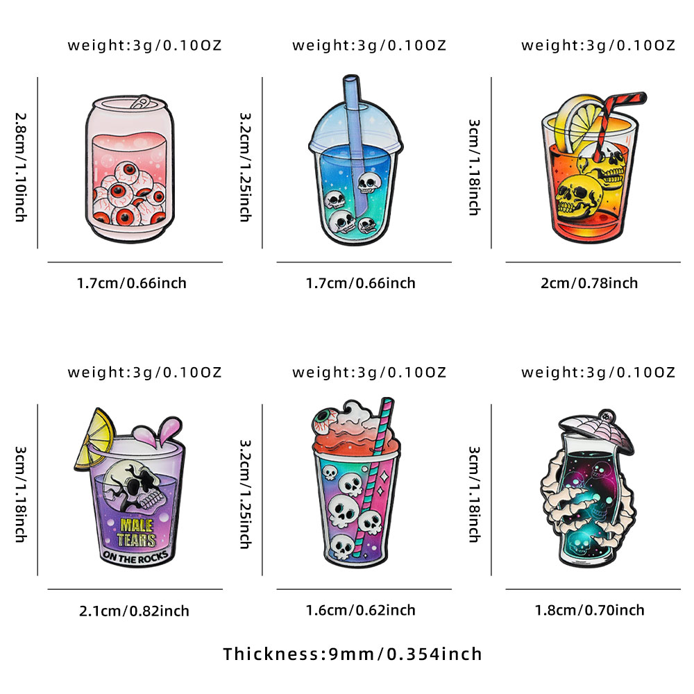 ชุดเข็มกลัดโลหะลายฮาโลวีนสุดเท - Embroidery Illustration บทวิจารณ์และราคา