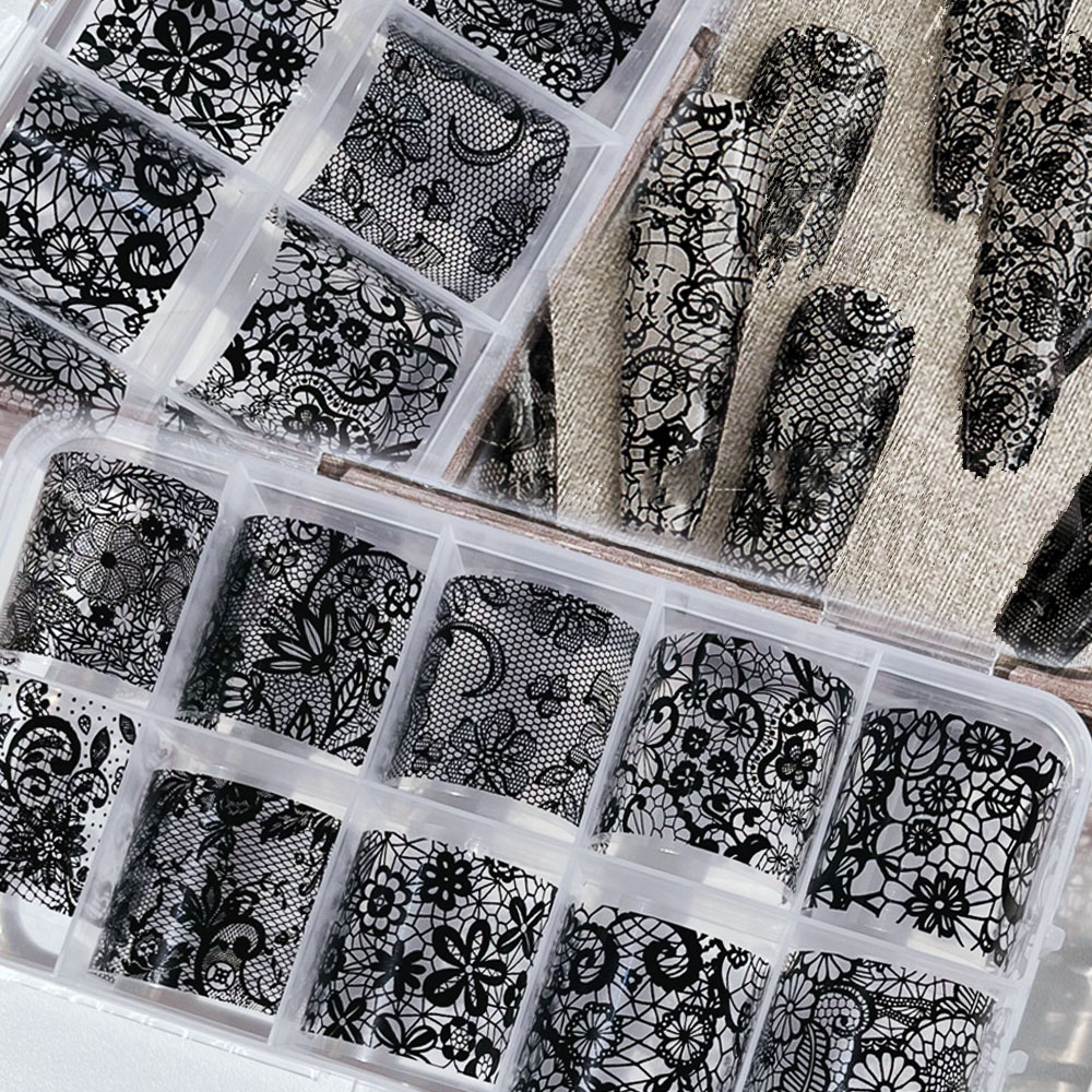  10 ม้วน/กล่อง ฟอยล์ลายดอกไม้ - Transfer Paper Carbon บทวิจารณ์และราคา
