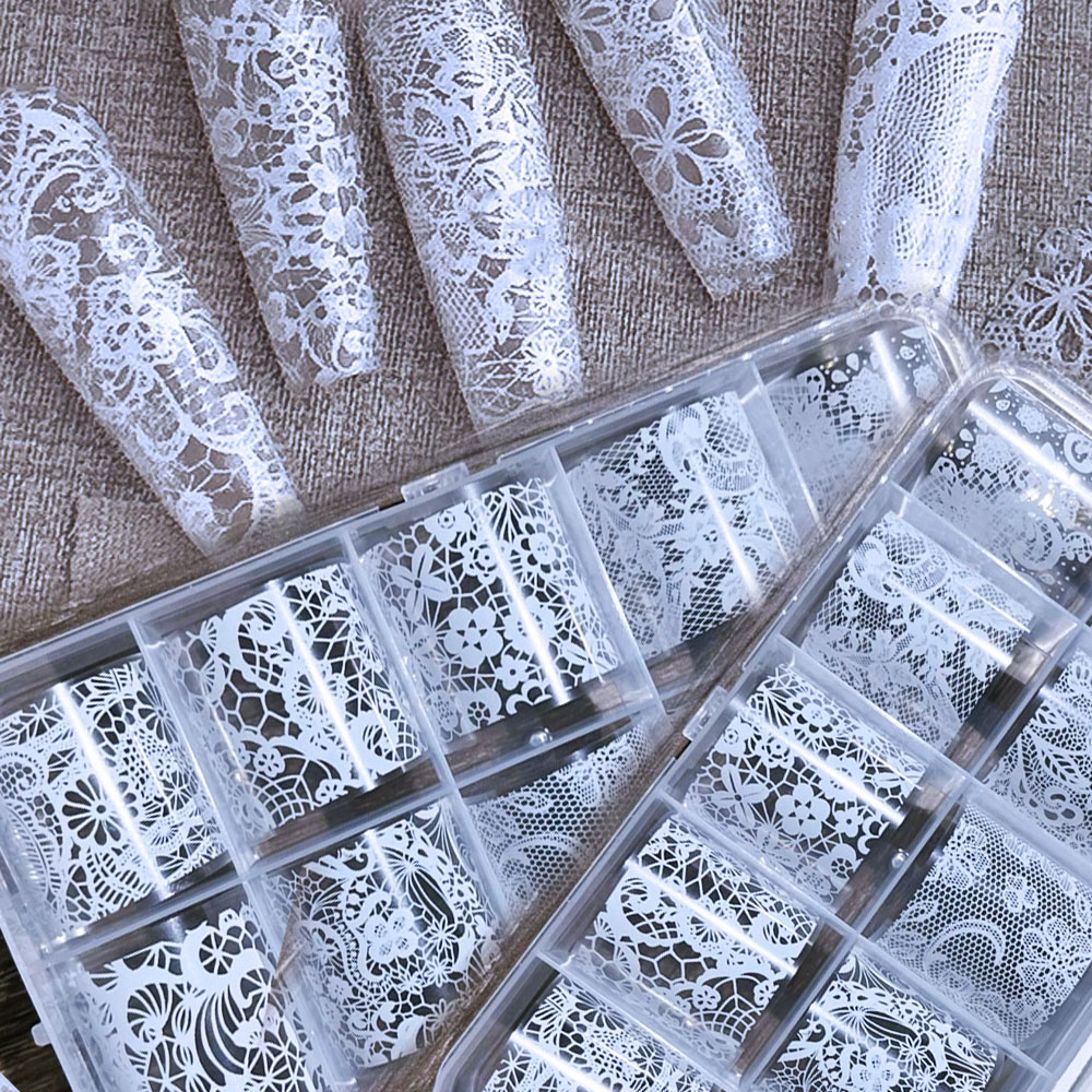  10 ม้วน/กล่อง ฟอยล์ลายดอกไม้ - Transfer Paper Carbon บทวิจารณ์และราคา