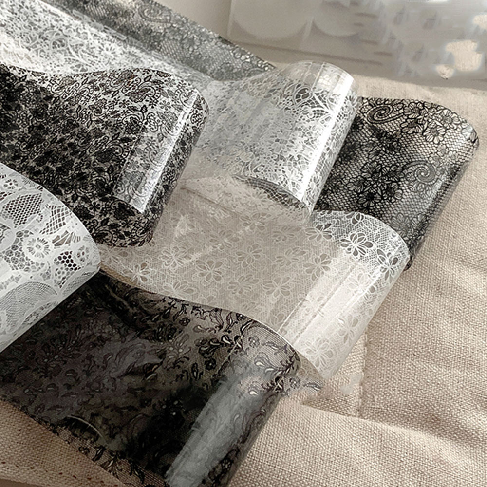  10 ม้วน/กล่อง ฟอยล์ลายดอกไม้ - Transfer Paper Carbon บทวิจารณ์และราคา