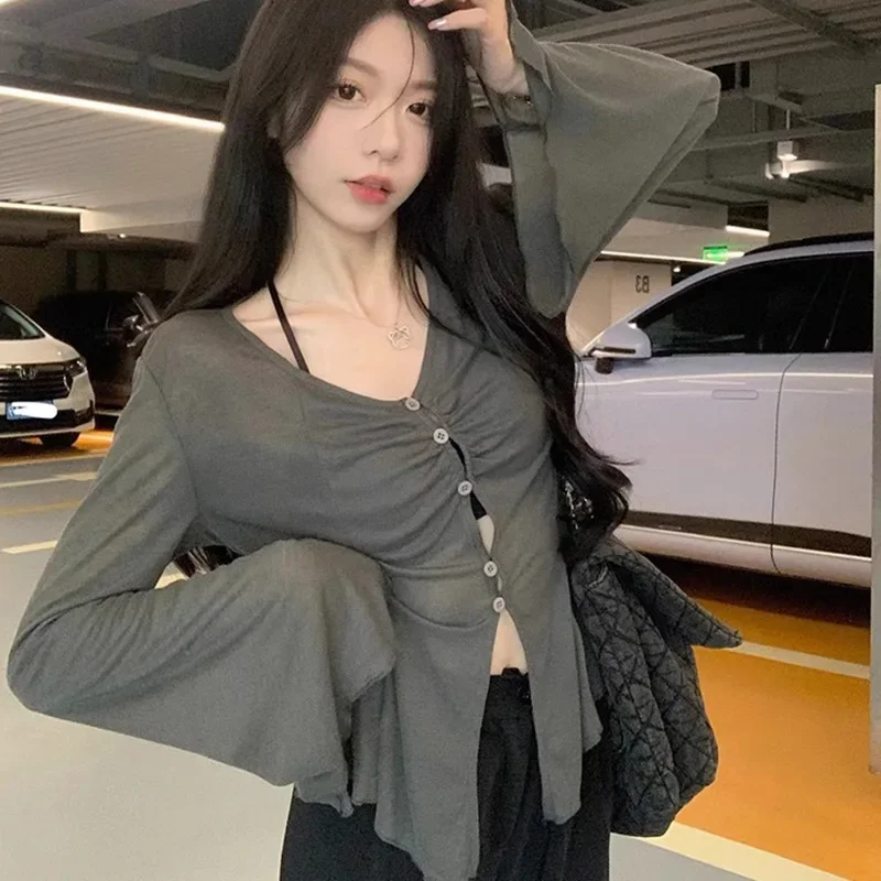 เสื้อเชิ้ตแขนบานโปร่ง - เสื้อเ - Embroidery Origin บทวิจารณ์และราคา