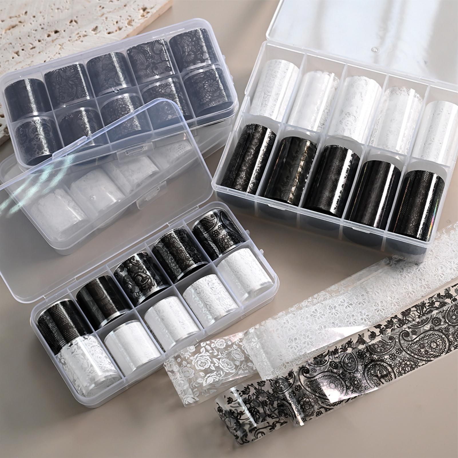 ชุดฟอยล์ลายลูกไม้สีขาวดำ 10 ชิ - Transfer Paper Carbon บทวิจารณ์และราคา