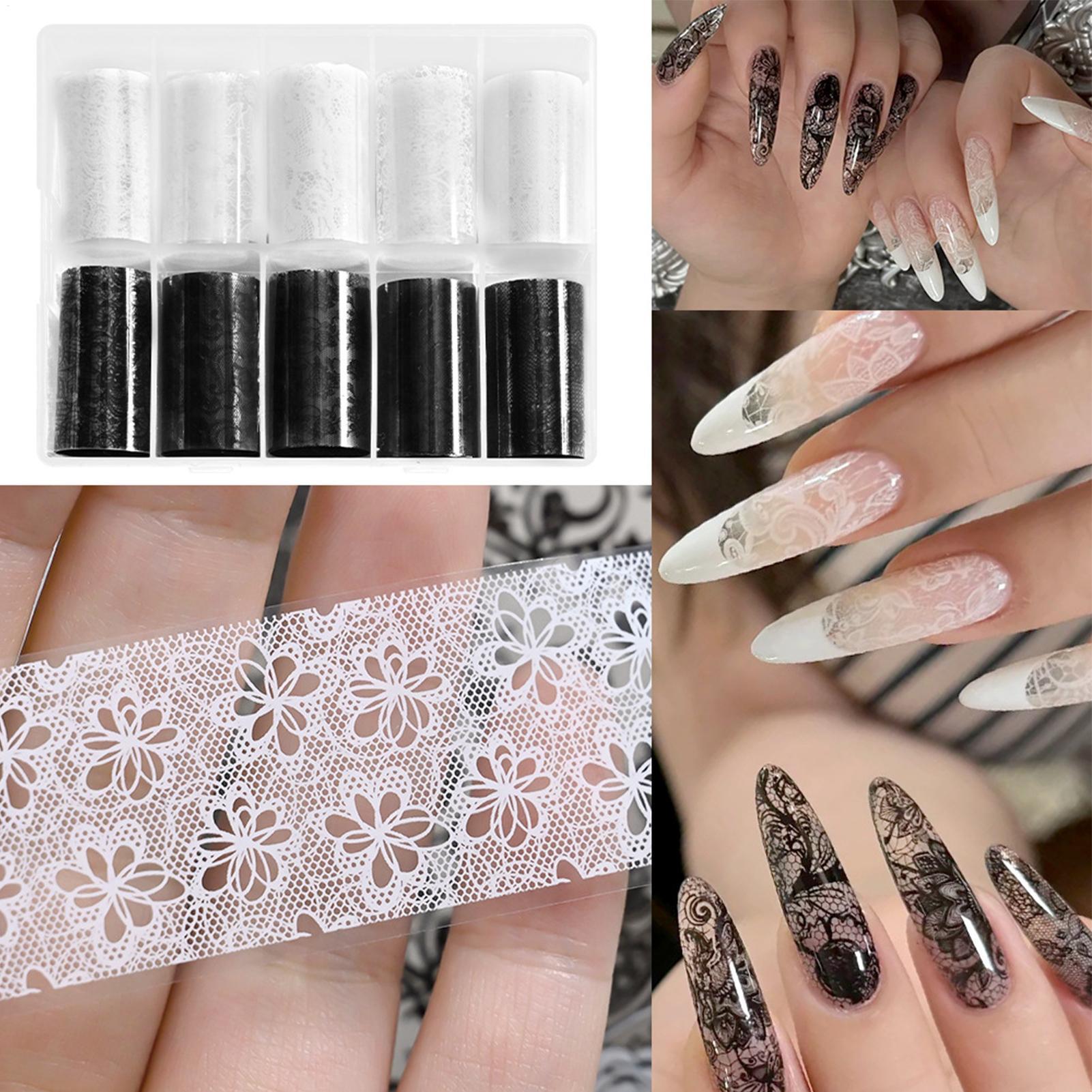 ชุดฟอยล์ลายลูกไม้สีขาวดำ 10 ชิ - Transfer Paper Carbon บทวิจารณ์และราคา