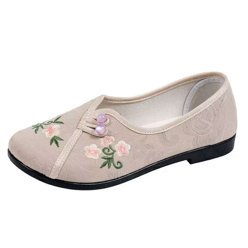 รองเท้าผู้หญิงสไตล์จีน พื้นเรี - Embroidery Cloth บทวิจารณ์และราคา