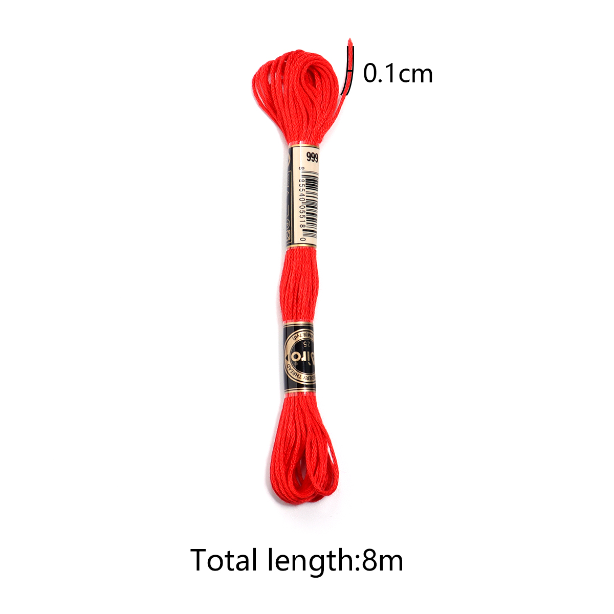 ด้ายปักผ้าโพลีเอสเตอร์หลากสี 6 - Embroidery Floss บทวิจารณ์และราคา