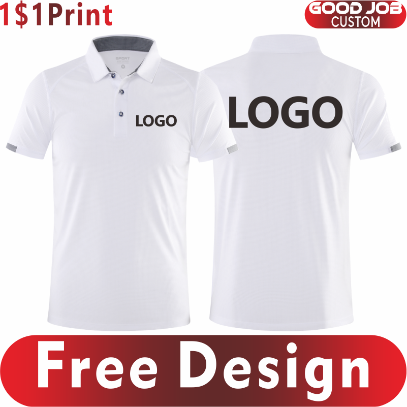 เสื้อโปโลกีฬาแบบแห้งเร็วออกแบบ - Embroidery Design Logo บทวิจารณ์และราคา