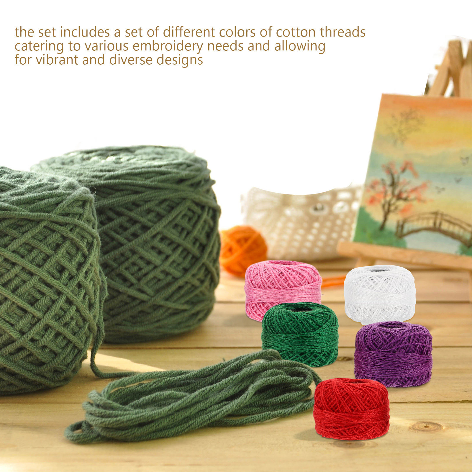 ด้ายปักผ้าฝ้าย 12 ชิ้น สีสันสด - Embroidery Floss บทวิจารณ์และราคา