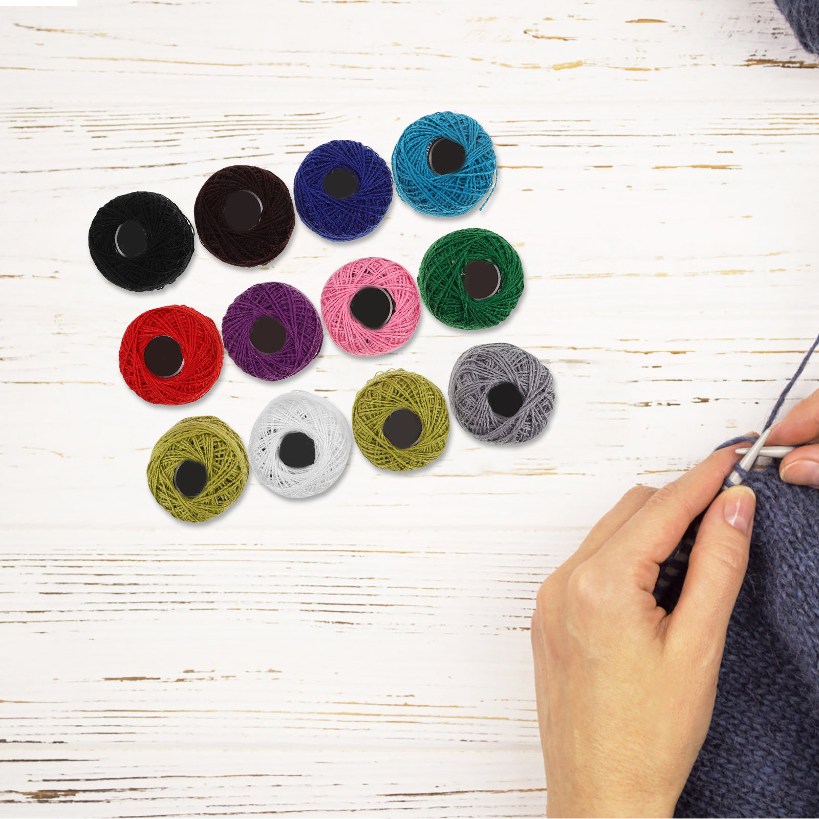 ด้ายปักผ้าฝ้าย 12 ชิ้น สีสันสด - Embroidery Floss บทวิจารณ์และราคา