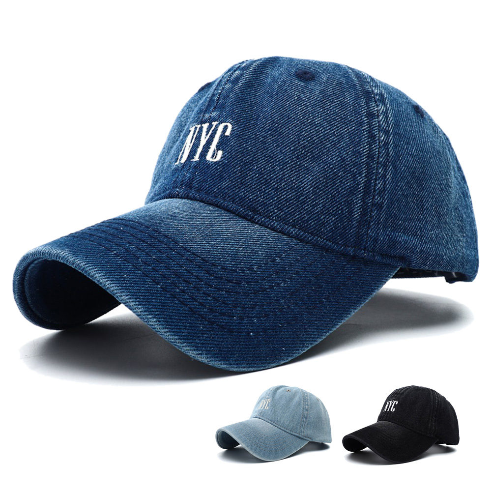 หมวกเบสบอลยีนส์วินเทจปักลาย NY - Embroidery Nyc บทวิจารณ์และราคา