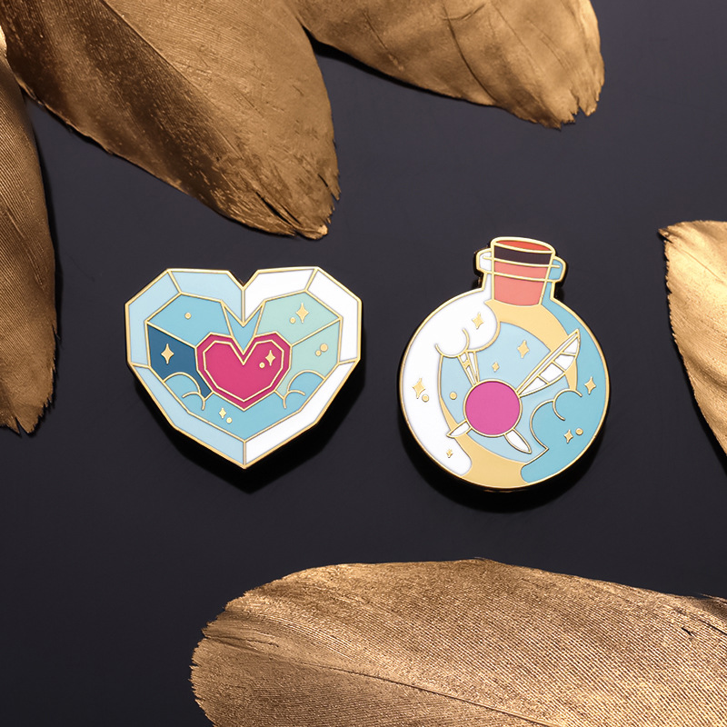 เข็มกลัดเคลือบลายเกมน่ารัก ซีร - Embroidery Illustration บทวิจารณ์และราคา