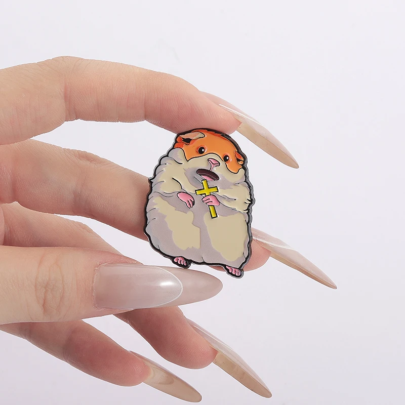 กรีดร้องหนูแฮมสเตอร์เข็มกลัดเค - Embroidery Icon บทวิจารณ์และราคา