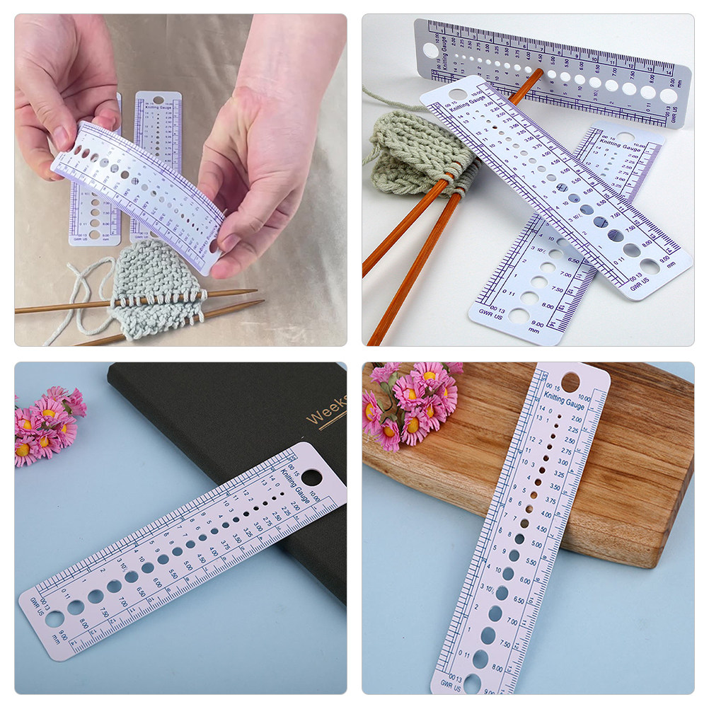 ไม้บรรทัดวัดขนาดงานถัก 6 ชิ้น  - Embroidery Needle บทวิจารณ์และราคา