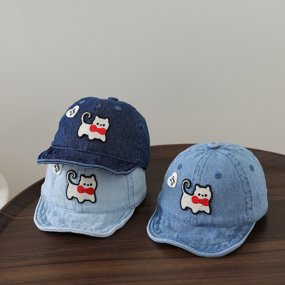 หมวกเบสบอลปีกอ่อนผ้าเดนิมสำหรั - Embroidery Cap บทวิจารณ์และราคา