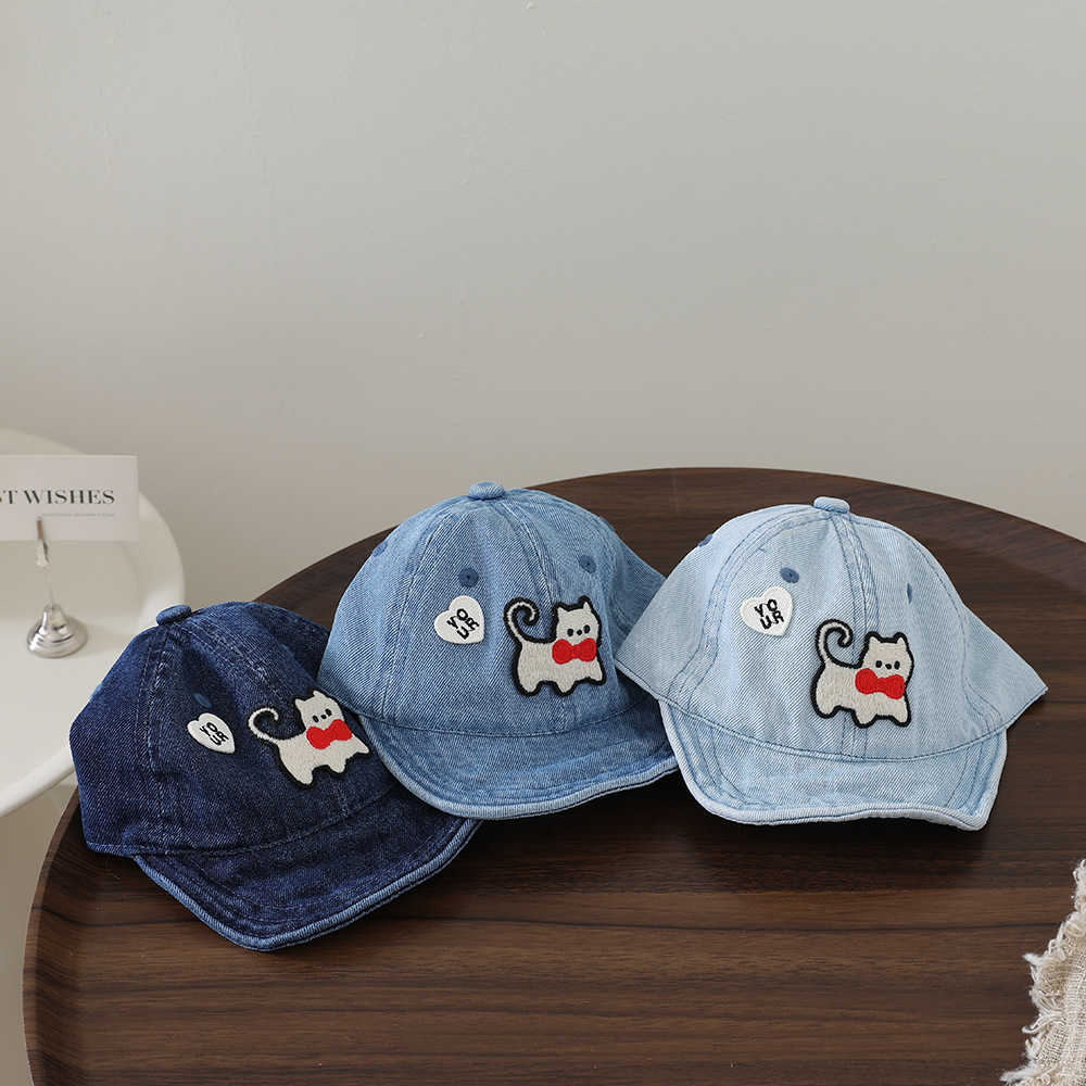 หมวกเบสบอลปีกอ่อนผ้าเดนิมสำหรั - Embroidery Cap บทวิจารณ์และราคา
