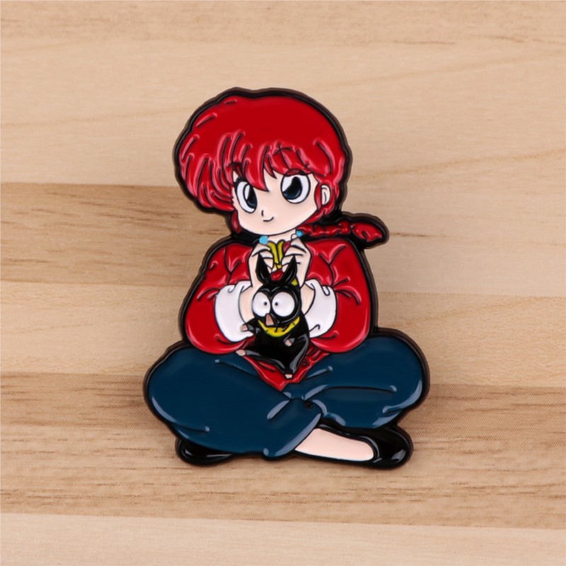 เข็มกลัดเคลือบลายการ์ตูนสาวน้อ - Embroidery Garment บทวิจารณ์และราคา