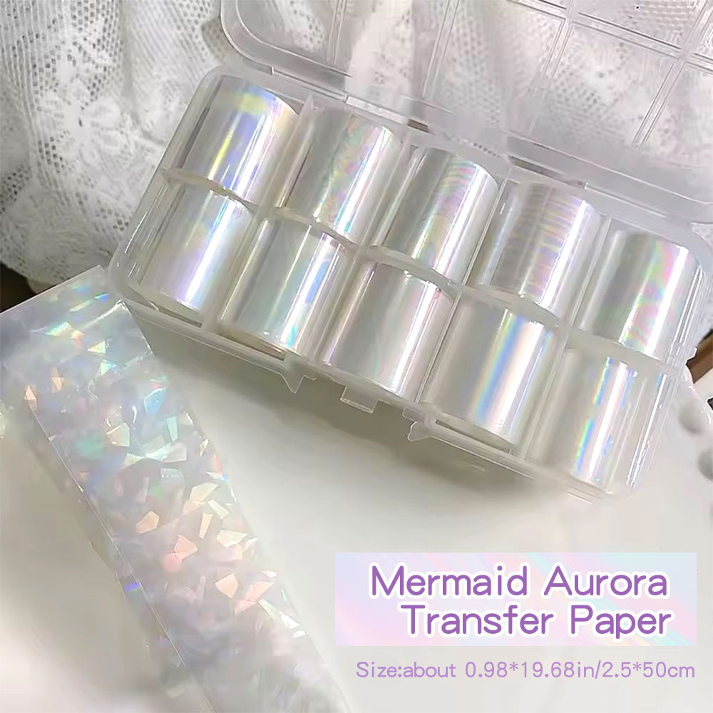 10 ม้วนกระดาษถ่ายโอนลายเล็บสีร - Transfer Paper Carbon บทวิจารณ์และราคา