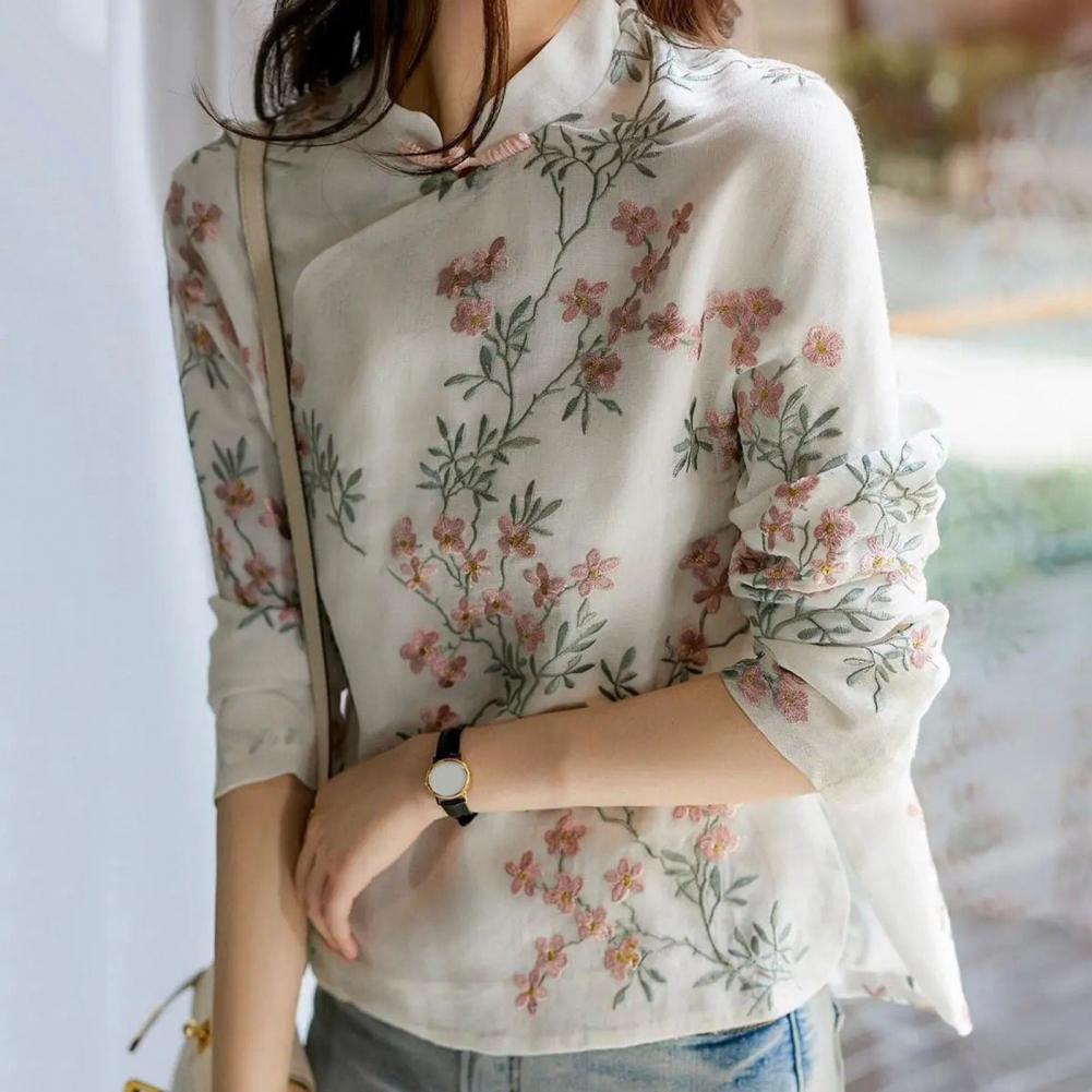 ผู้หญิงเสื้อสไตล์จีนเย็บปักถัก - Embroidery Cardigan บทวิจารณ์และราคา