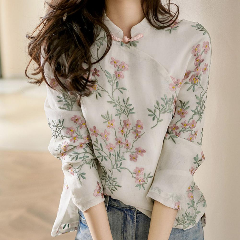 ผู้หญิงเสื้อสไตล์จีนเย็บปักถัก - Embroidery Cardigan บทวิจารณ์และราคา
