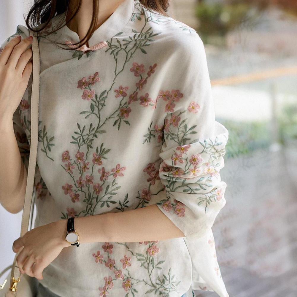 ผู้หญิงเสื้อสไตล์จีนเย็บปักถัก - Embroidery Cardigan บทวิจารณ์และราคา