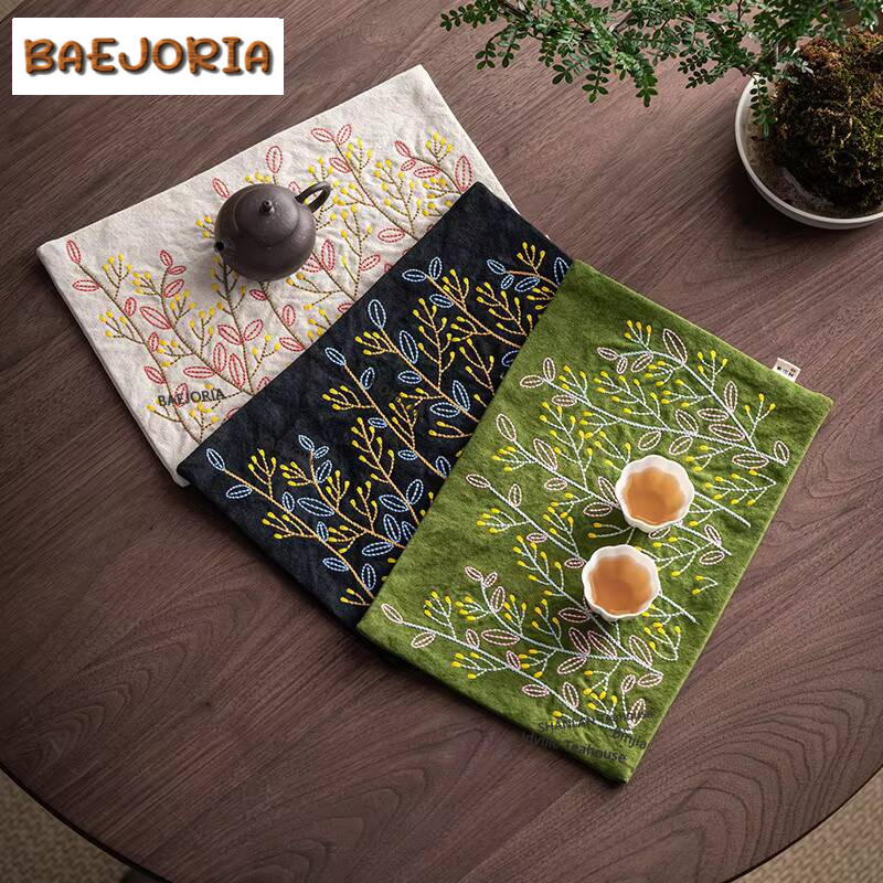 ผ้าเช็ดชาปักลายสไตล์พื้นเมือง  - Embroidery Cloth บทวิจารณ์และราคา
