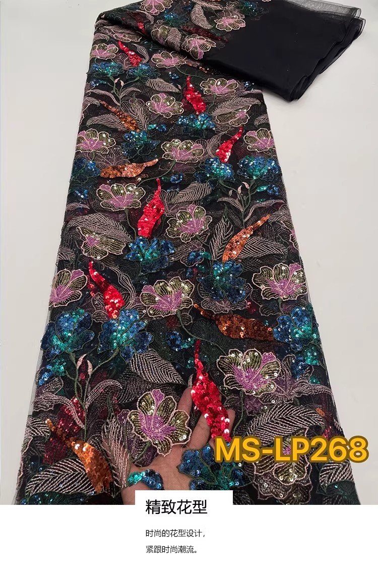ผ้าตาข่ายเนื้อนุ่มแบบใหม่ 1 หล - Embroidery Beads บทวิจารณ์และราคา