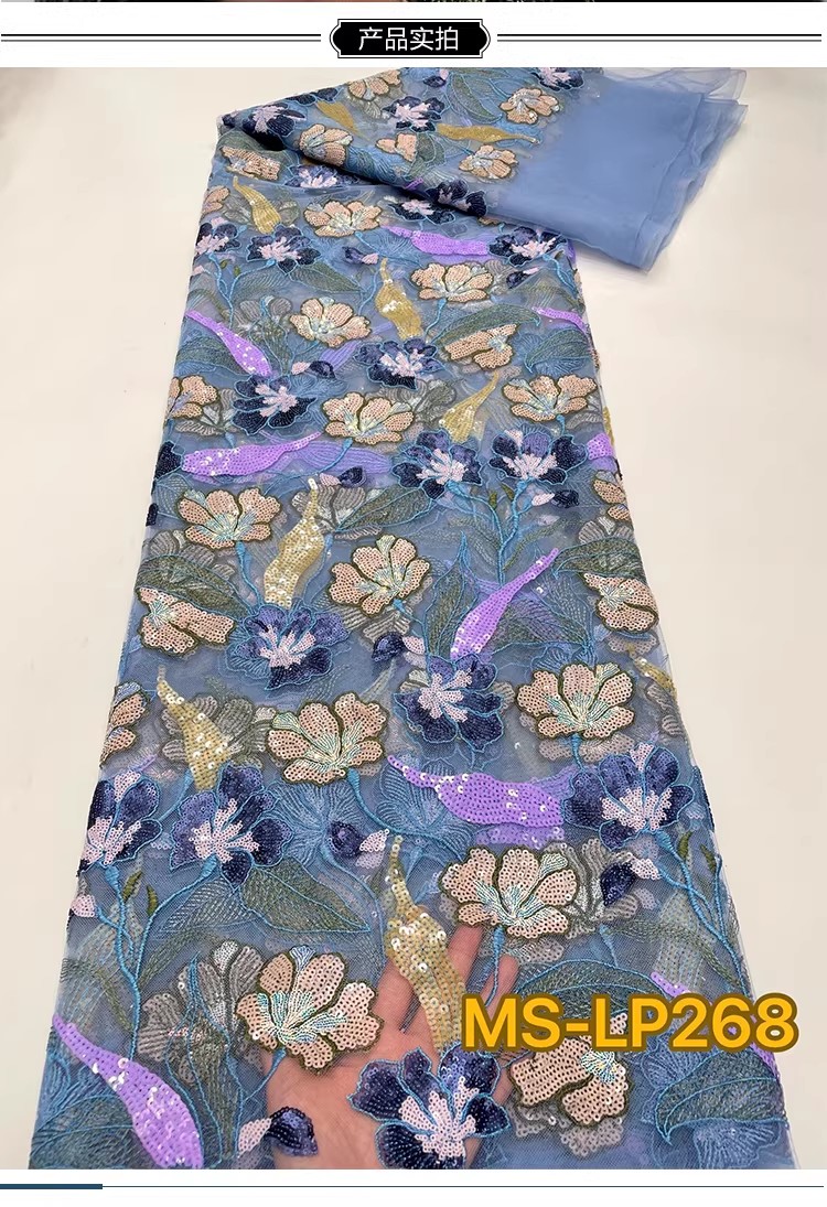 ผ้าตาข่ายเนื้อนุ่มแบบใหม่ 1 หล - Embroidery Beads บทวิจารณ์และราคา
