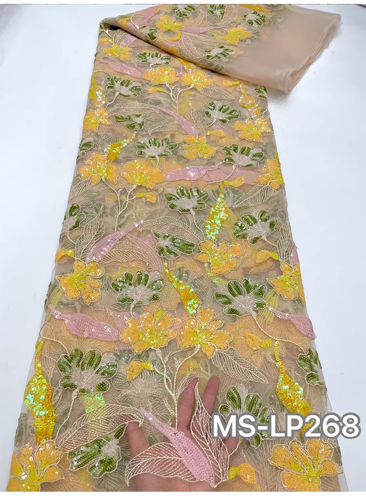 ผ้าตาข่ายเนื้อนุ่มแบบใหม่ 1 หล - Embroidery Beads บทวิจารณ์และราคา