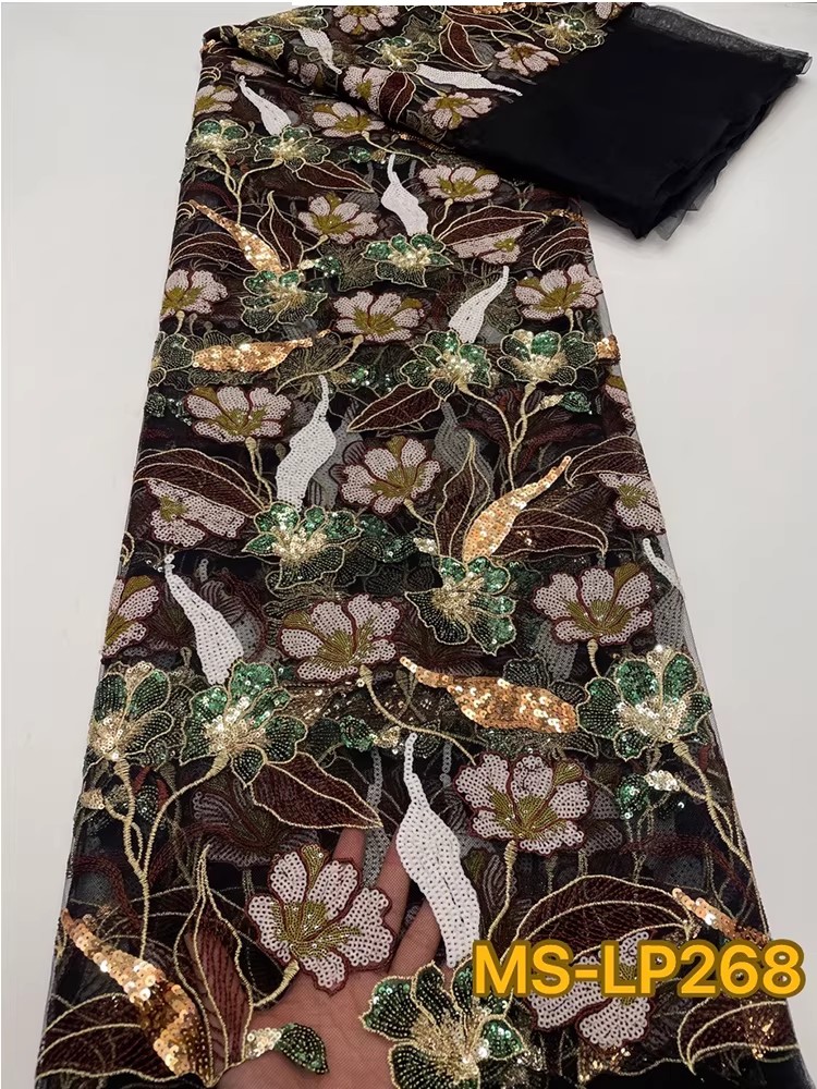 ผ้าตาข่ายเนื้อนุ่มแบบใหม่ 1 หล - Embroidery Beads บทวิจารณ์และราคา