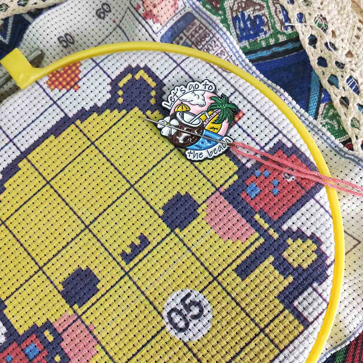 ที่เก็บเข็มลายวิวทิวทัศน์ธรรมช - Needle Minder Magnet บทวิจารณ์และราคา