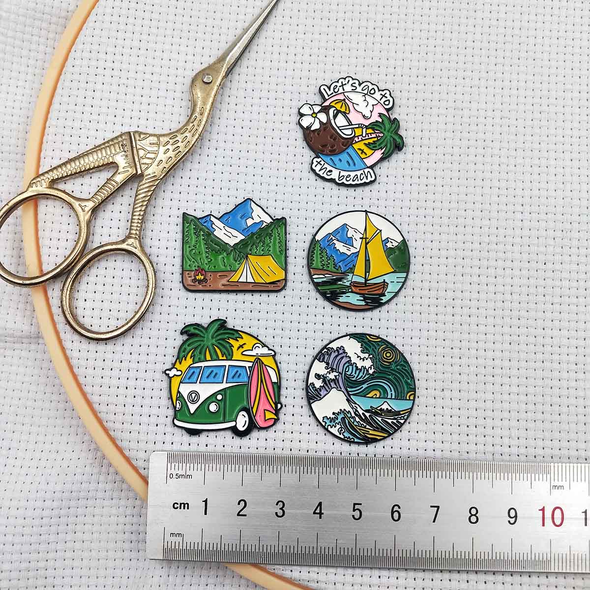 ที่เก็บเข็มลายวิวทิวทัศน์ธรรมช - Needle Minder Magnet บทวิจารณ์และราคา