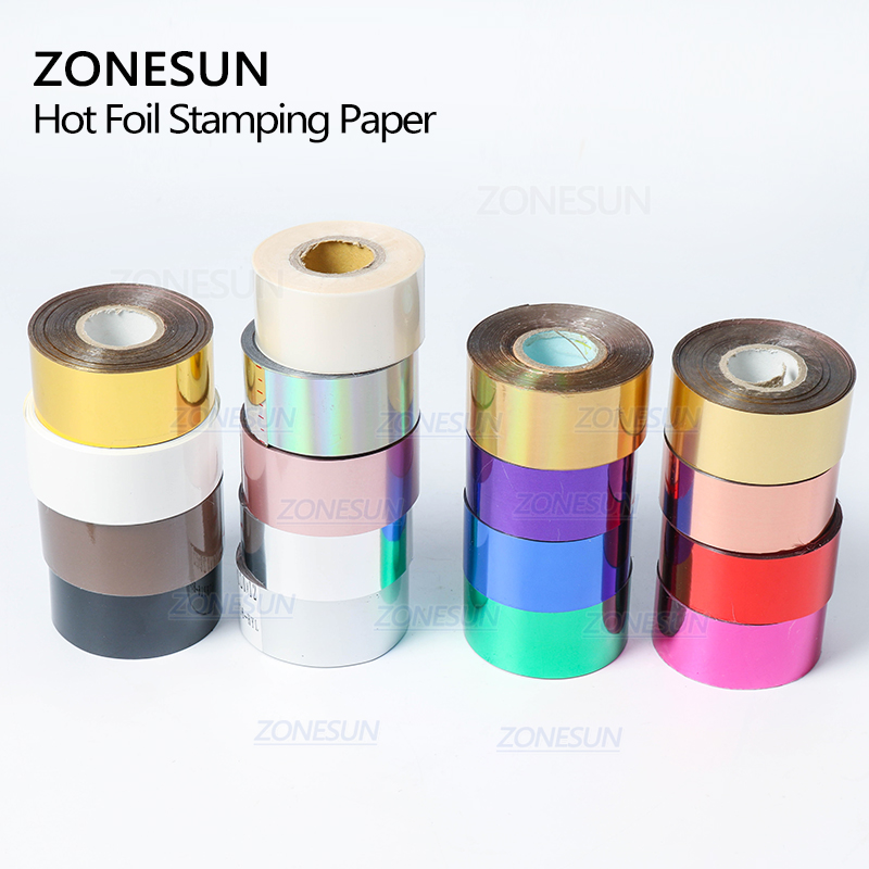 ZONESUN 3/4/5 ซม.ทองเงินสีดําฟ - Transfer Paper Carbon บทวิจารณ์และราคา