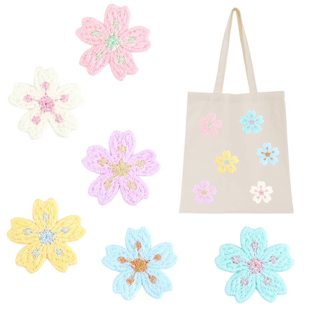 20 ชิ้น/ล็อตที่มีสีสัน 2.4 ซม. - Embroidery Cloth บทวิจารณ์และราคา