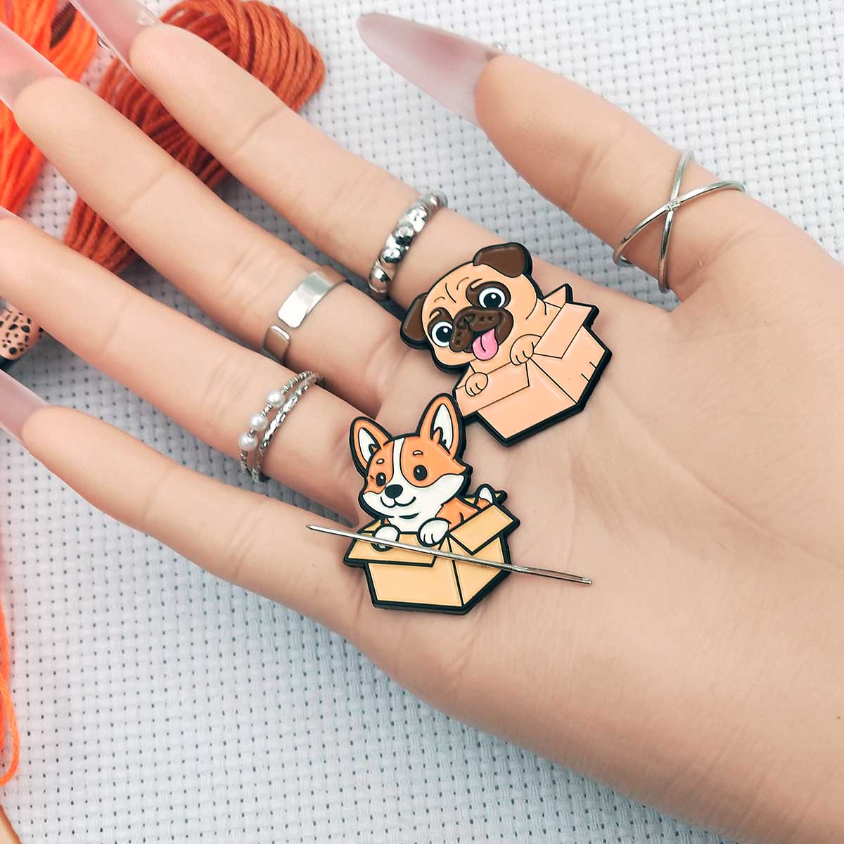 ที่เก็บเข็มแม่เหล็กสำหรับงานปั - Needle Minder Magnet บทวิจารณ์และราคา