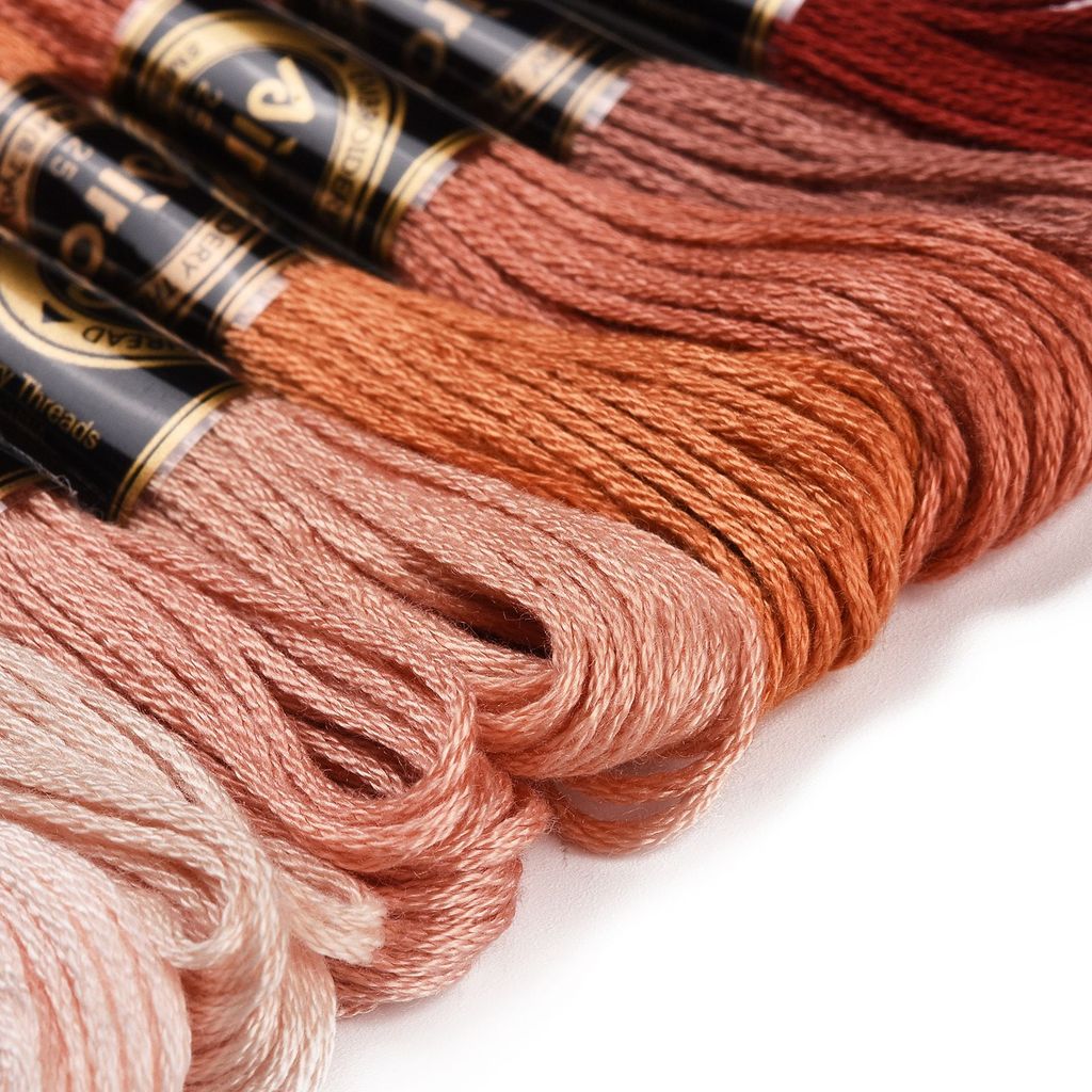 1 ชุด 8 ม้วน ไหมปักโพลีเอสเตอร - Embroidery Beads บทวิจารณ์และราคา