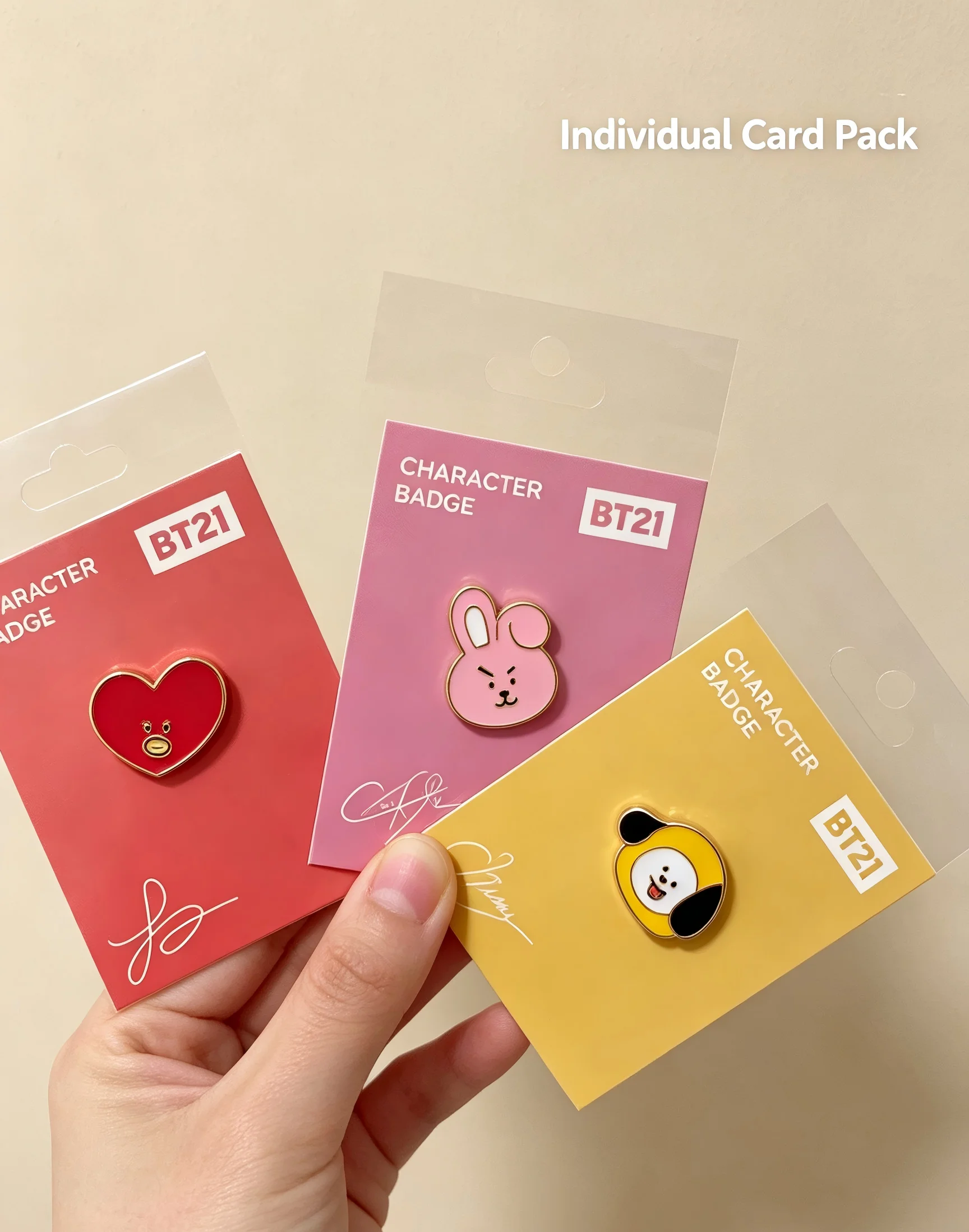 เข็มกลัดโลหะ BT21 ลายการ์ตูน ต - Embroidery Tulle บทวิจารณ์และราคา