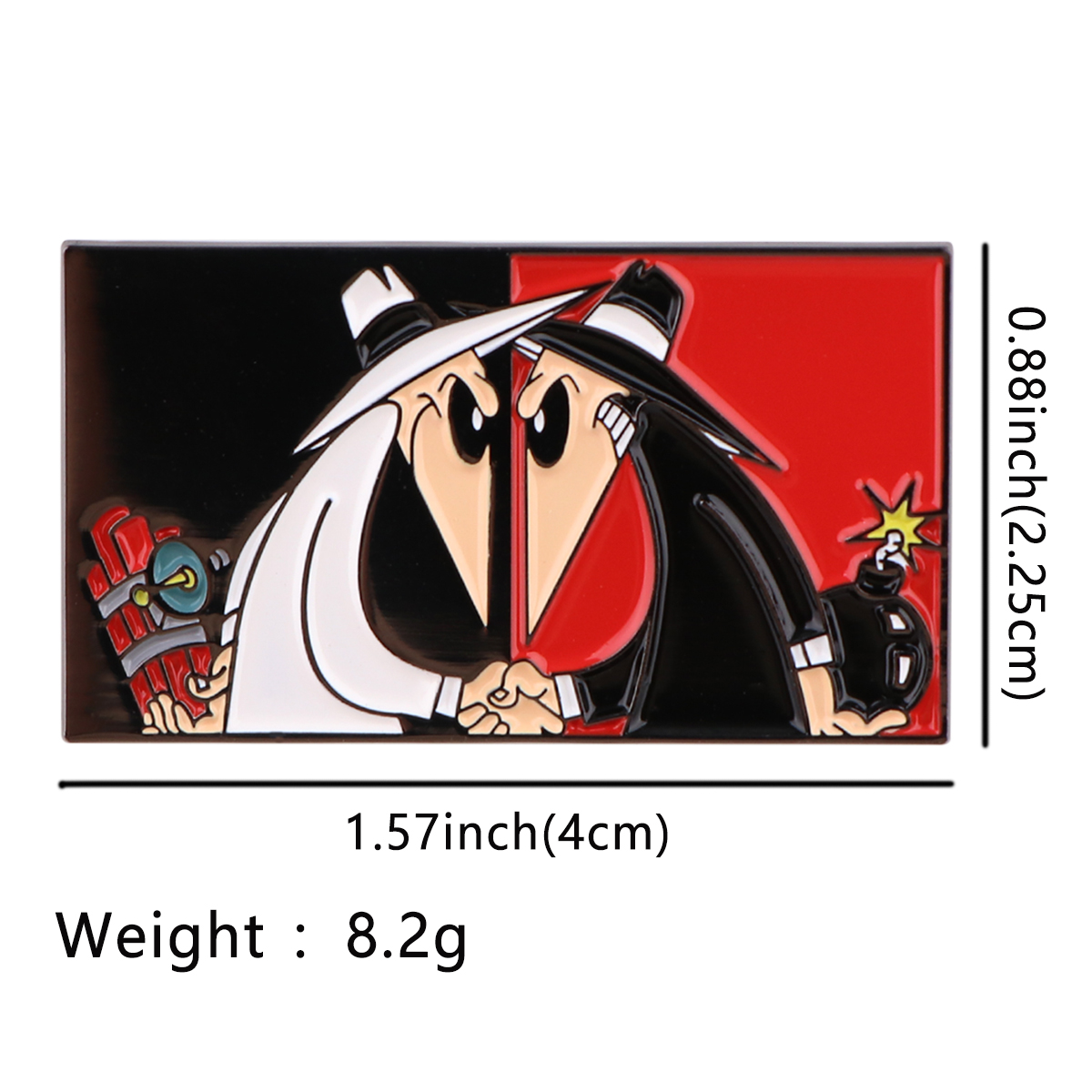 เกม Spy-vs-Spy Badge กระเป๋าเป - Embroidery Illustration บทวิจารณ์และราคา