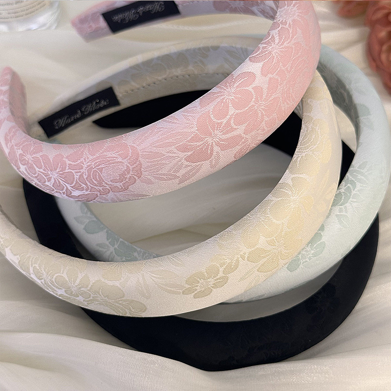 ที่คาดผมแฟชั่นฟองน้ำดอกไม้ปักร - Embroidery Hoop บทวิจารณ์และราคา